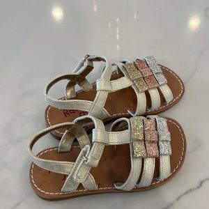 Brand new metallic Rachel shoes size 7 little girls